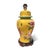 Chinese Asian Yellow Floral Porcelain Table Lamp For Sale - Image 3 of 6