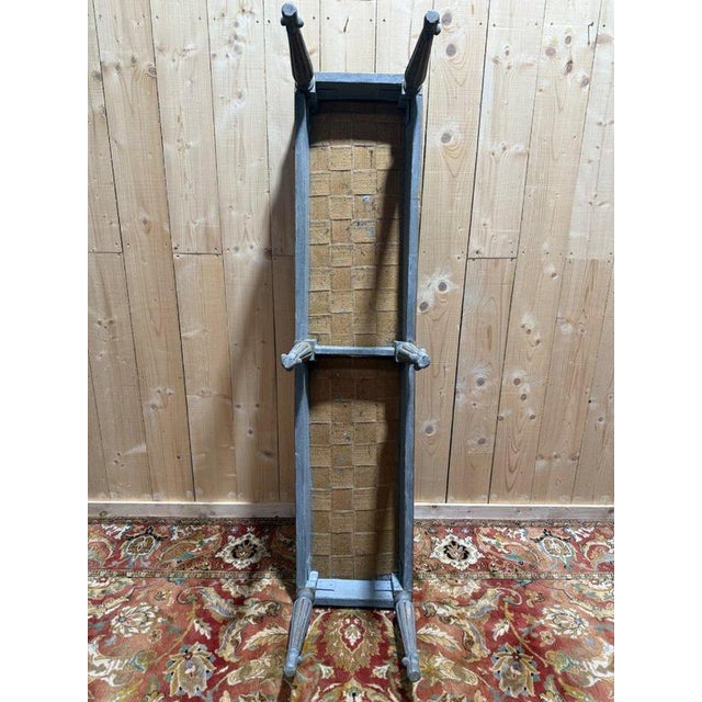 Large Louis XVI Office Bench For Sale - Image 5 of 9