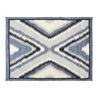 Moroccan Hand Knotted Beni Ourain Rug With Organic Wool and Soft Texture,9'2"X12'7" For Sale