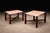 Wood Pair of Brazilian Rosewood & Pink Granite Side Tables, Brazil, 1960s For Sale - Image 7 of 17