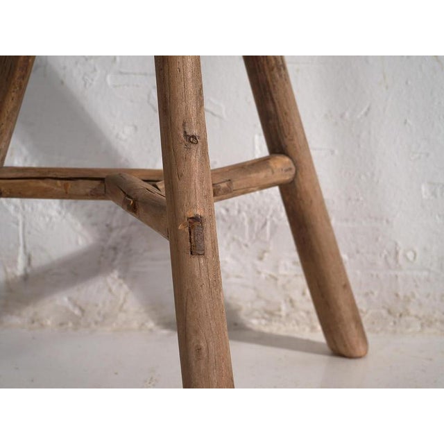 Antique Handmade Stool, 1900 For Sale - Image 6 of 9