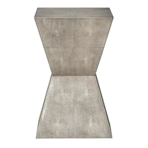 Nedrow Spot Table in Fog Shagreen