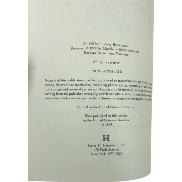 The Street Where the Heart Lies by Ludwig Bemelmans Hardcover Book 1993 For Sale - Image 4 of 10