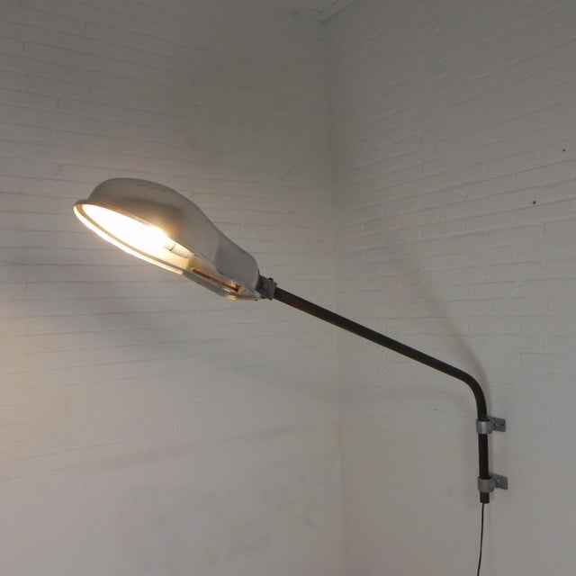 Industrial Street Lamp with Aluminum Shade, 1950s For Sale - Image 15 of 18