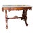 Mid 19th Century Walnut Marble Top Heavy Base Parlor Table For Sale