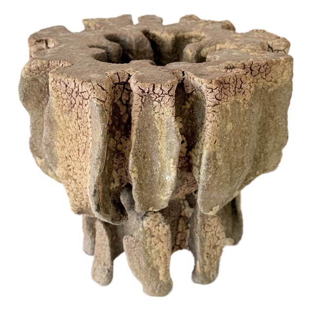 Geoma Kurinuki Sculpture by Pellizco Cerámica For Sale