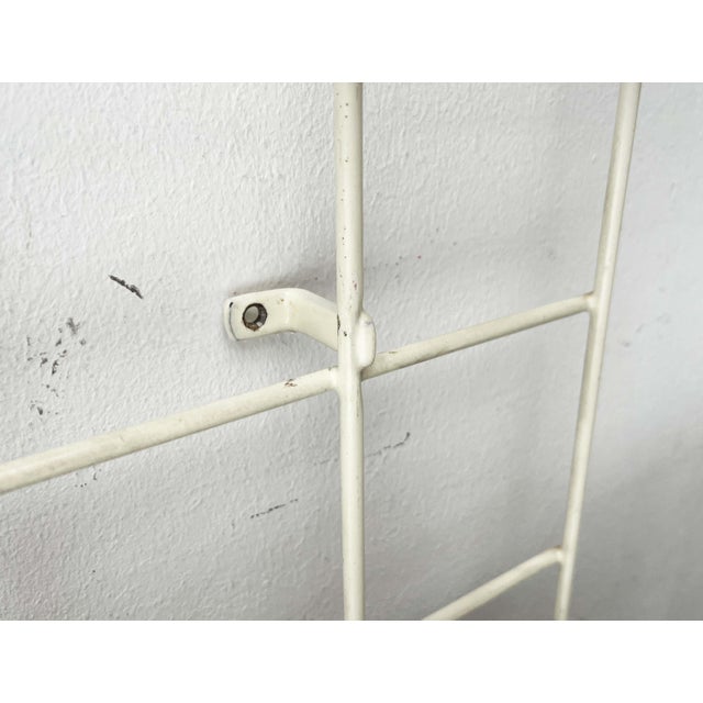 1960s Mid-Century Modern German Minimalist White String Coat Rack, 1960s For Sale - Image 5 of 18