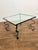 Mid-Century Modern C. 1950s Iron and Glass "Ondulation" Side Tables For Sale - Image 3 of 10
