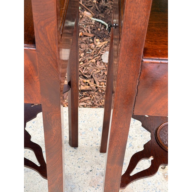 Pair George III Flame Mahogany Side Tables For Sale - Image 10 of 11