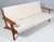 Model 290 Three-Seater Sofa in Oak and Boucle by Hans J. Wegner for Getama, 1970 For Sale - Image 10 of 11