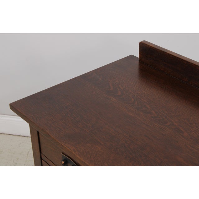 Stickley Mission Oak 4 Drawer Server For Sale - Image 13 of 16
