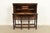 1920s Lifetime Furniture Antique English Jacobean Carved Oak Drop Front Secretary Desk, Circa 1920s For Sale - Image 5 of 16