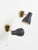 Mid-Century Modern Adjustable Brass and Metal Wall Lights by Jacques Biny, 1950s, Set of 2 For Sale - Image 3 of 9