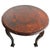 Vintage Round Side Table with Carved Wood Top, 1920s For Sale - Image 4 of 10