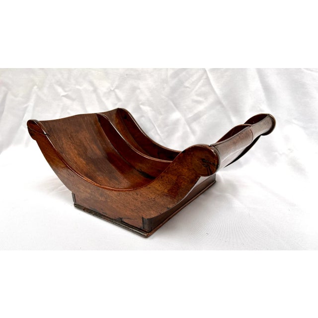 Antique 1800s Mahogany Cheese Coaster For Sale - Image 4 of 12