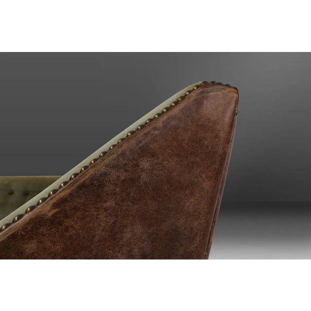 Art Deco Armchair in Leatherette For Sale - Image 9 of 10