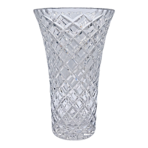 Vintage Waterford Alana 10" Brilliant Heavy Cut Crystal Vase