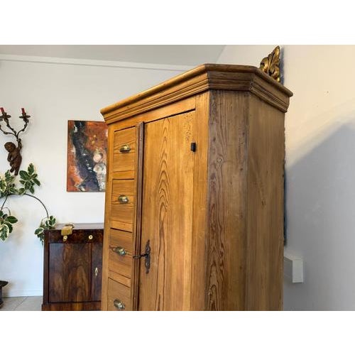 Farmhouse Bread Cabinet in Wood For Sale - Image 6 of 18