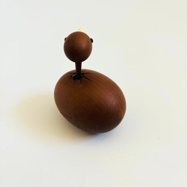 Mid-Century Modern MCM Senshukai Wood Royal Pet - Ostrich For Sale - Image 3 of 7