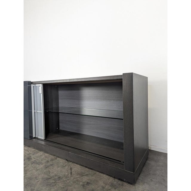 Blue Crozatier Sideboard with Sliding Door For Sale - Image 5 of 8