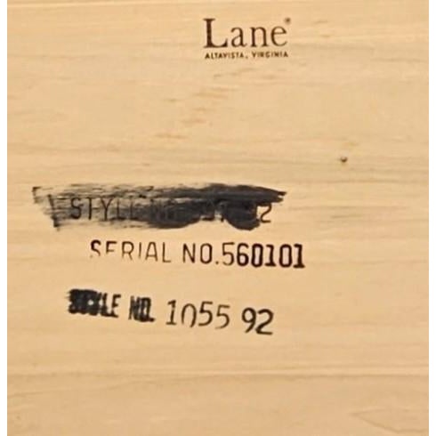 Lane Rhythm Model 997-92 Walnut Cabinet End Table With Marble Top, C. 1962–1966 For Sale - Image 14 of 14