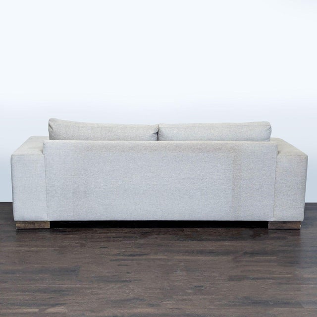 2010s Kreiss Como Modern Loveseat With Wide Arms For Sale - Image 5 of 9