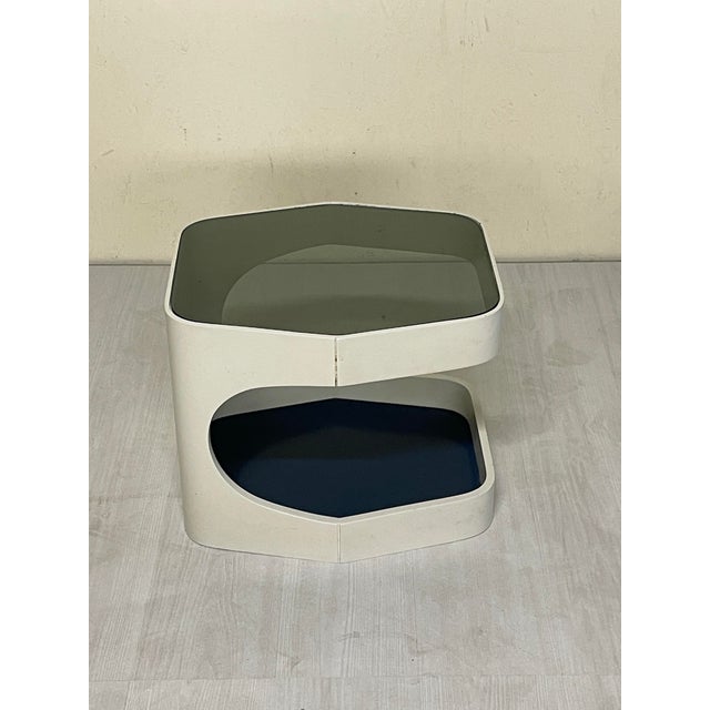 Low Italian 2-Tier Coffee Table, 1970s For Sale - Image 12 of 14