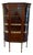 Antique Edwardian Mahogany Inlaid Bow-Ended Display Cabinet, 1900 For Sale