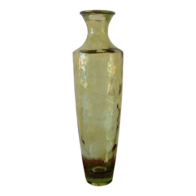 Spanish Decorative Glass Vase Chairish