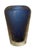 1960s Mid Century Modern Modern Cobalt Blue Glass Vase in the Style of Murano Alessandro Mandruzzato Sommerso Texture Glass For Sale - Image 5 of 14