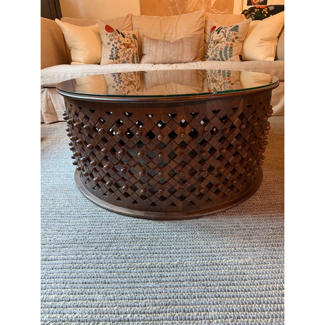 Contemporary Ballard Round Coffee Table For Sale - Image 3 of 3