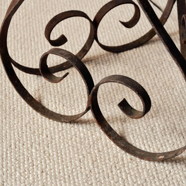 Gothic Mid 19th Century French Neo Gothic Iron Lantern For Sale - Image 3 of 4