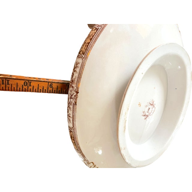 19th Century Edge, Malkin & Co. Staffordishire Hand Painted Turquoise and Brown Porcelain Tureens With Gold Gilding - a Pair For Sale - Image 14 of 14