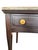 Vintage Distressed Writing Table With Single Drawer & Ceramic Knobs For Sale - Image 4 of 11