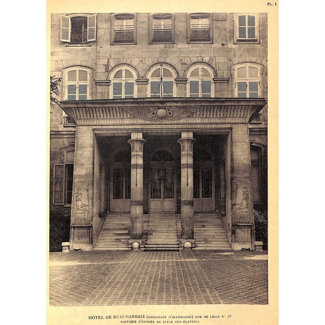 1920s "Paris Qui Reste: Vieux Hotels Vielles Demeures" 1924 Colas, Rene For Sale - Image 5 of 12