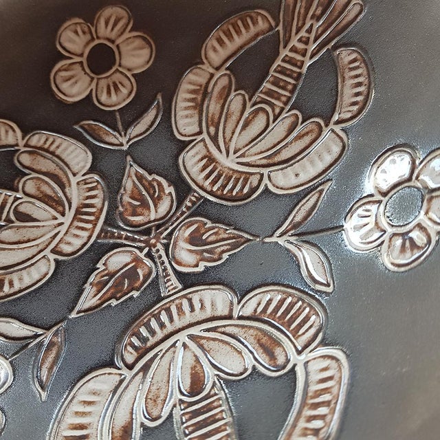 Studio Ceramic Bowl by Keramo Kostelec, Czechoslovakia, 1960s For Sale - Image 6 of 8