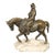 Antique French Bronze and Alabaster Sculpture Napolean on Horseback For Sale