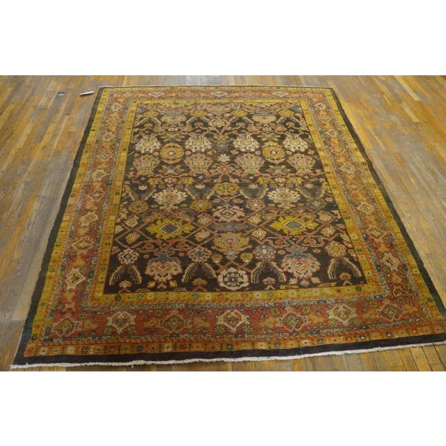 Late 19th Century Persian Malayer Carpet ( 6'2" x 7' - 188 x 213 cm )