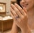 Natural Tourmaline & Tanzanite Ring in 18k Gold For Sale In New York - Image 6 of 7