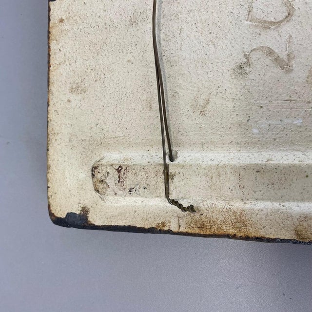 Modernist West German Ceramic Wall Plate attributed to Helmut Schäffenacker, 1960s For Sale - Image 18 of 18