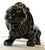 Vintage Ceramic Lion With Green Glass Eyes For Sale - Image 4 of 13