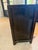 1930s Chinese Black Chinoiserie Painted Cabinet, Adapted for Media For Sale - Image 10 of 13