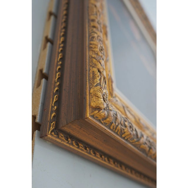 Traditional Ethan Allen Framed Decorative Art on Canvas For Sale - Image 3 of 10