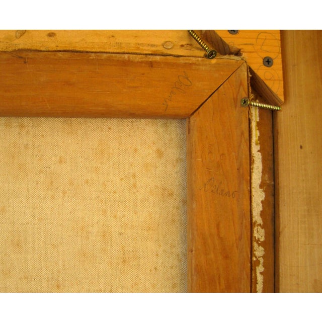 Vintage Mid-Century Annita Delano Nude Portrait With Dogs Painting For Sale - Image 9 of 10