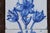 18th Century Baroque Set of Three Tiles Depicting a Flower Vase For Sale - Image 4 of 8