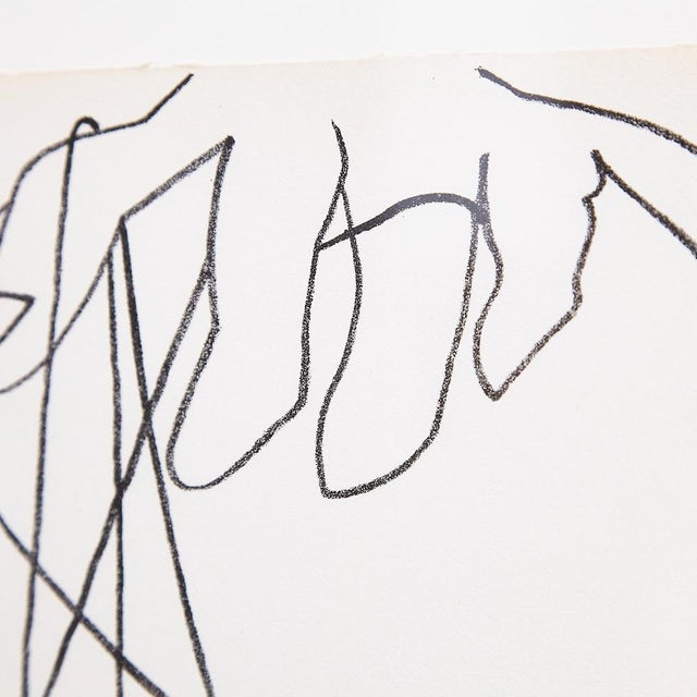 White Françoise Gilot, String Games, 1951, Lithograph, Framed For Sale - Image 8 of 9