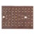 Sample - Schumacher Studded Leather Trim in Brown For Sale