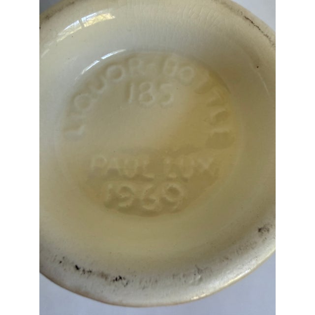 Vintage Paul Lux 1969 Ceramic Hot Air Balloon Liquor Decanter For Sale - Image 11 of 11