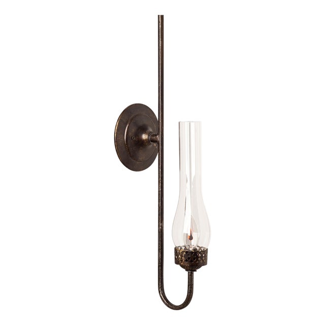 Gas Replica Sconce W/ Matador Chimney by Lowcountry Originals For Sale