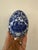 1990s Vintage Blue and White Chinoiserie Porcelain Egg Decorative Accent For Sale - Image 5 of 5